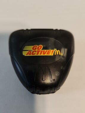 McDonald's Vintage 2004 Pedometer with Yellow and Red 'Go Active!' Logo